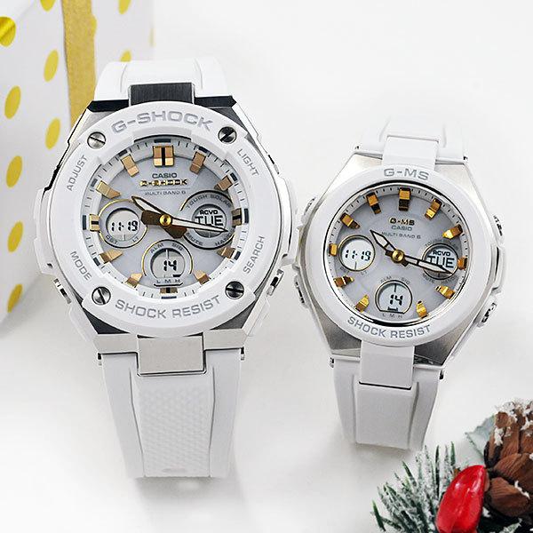 売れ筋ランキング ペアウォッチ G Shock 夫婦 カップル 30代 40代 ブランド Gショック レディース 電波 ソーラー White Gd Gst W300 7ajf Msg W100 7a2jf 65 0