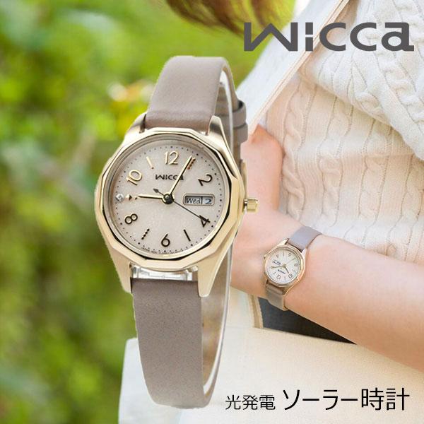 wicca（ウィッカ） 女性 腕時計 ソーラー レディース シチズン