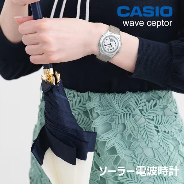 WAVE（CASIO） ソーラー電波時計 LWA-M145L皮革バンドシリーズselect