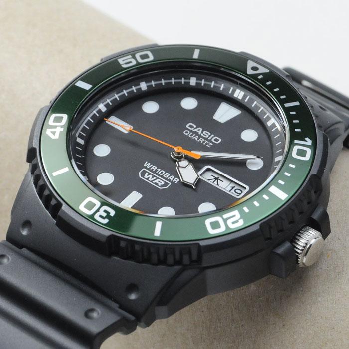 CASIO（カシオ） 国内正規品 マリンデザイン 腕時計 回転ベゼル付