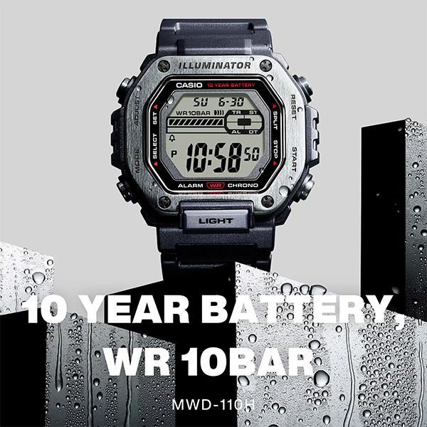 カシオ デジタル 腕時計 MWD-110H-1AJF ブラック 国内 カシオコレクション スポーツ CASIO Collection SPORTS｜blessyou｜07