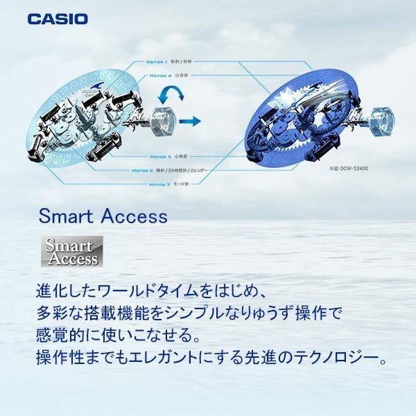 casio オシアナス 腕時計 メンズ 電波ソーラー モバイルリンク 時計 日本製 Manta OCW-S6000-1AJF｜blessyou｜05