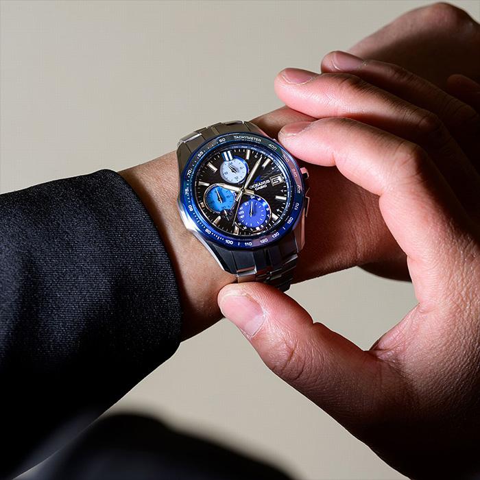 Manta（OCEANUS） 腕時計 メンズ カシオ オシアナス 電波ソーラー