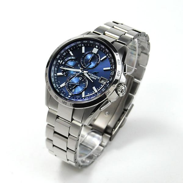 casio オシアナス 腕時計 メンズ 電波ソーラー 時計 日本製  OCW-T2600-2A3JF 100.0｜blessyou｜02