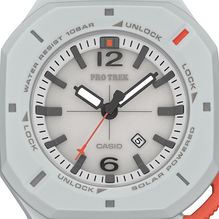 未使用級 カシオ PRO TREK 5480 JAデジタル腕時計 ホワイトグレー PRO TREK CASIO プロトレック PRJ-01AE-7JR 28.5 2026年7月 Hiker Line