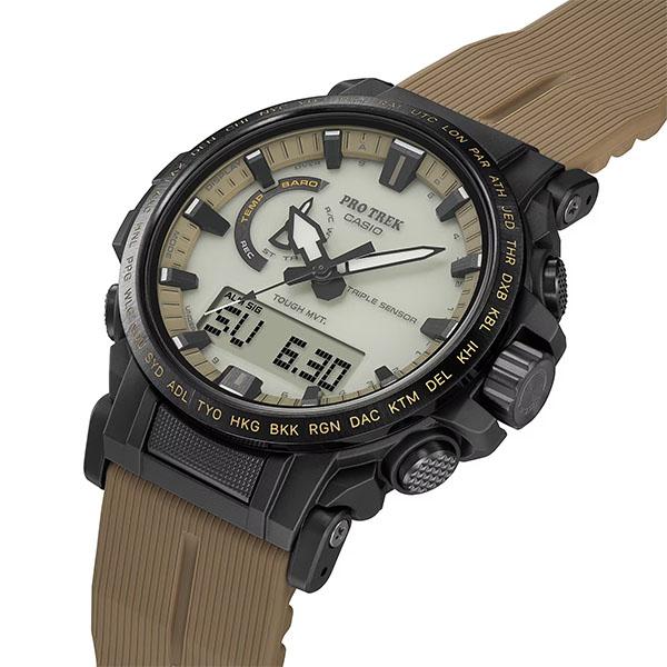 カシオ プロトレック CASIO PRO TREK 電波 ソーラー 電波時計 腕時計 メンズ タフソーラー 2023年10月 PRW-61LD-5JF 56,0｜blessyou｜03