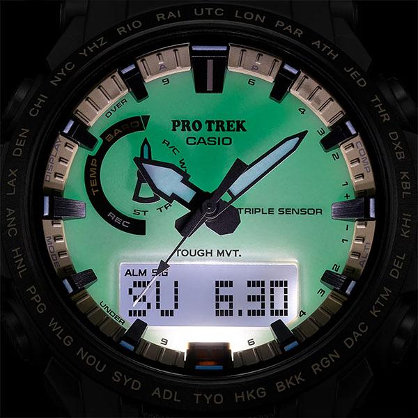 カシオ プロトレック CASIO PRO TREK 電波 ソーラー 電波時計 腕時計 メンズ タフソーラー 2023年10月 PRW-61LD-5JF 56,0｜blessyou｜05