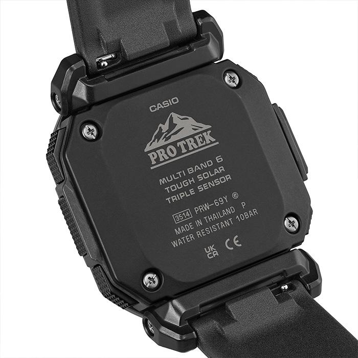 PROTREK デジタル腕時計 ブラック PRO TREK メンズ 腕時計 プロトレック カシオ CASIO PROTREK PRW-69Y