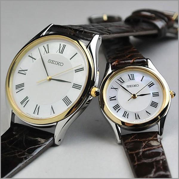 DOLCE ＆ EXCELINE ペアウォッチ カップル 夫婦 セイコー 薄型ペア