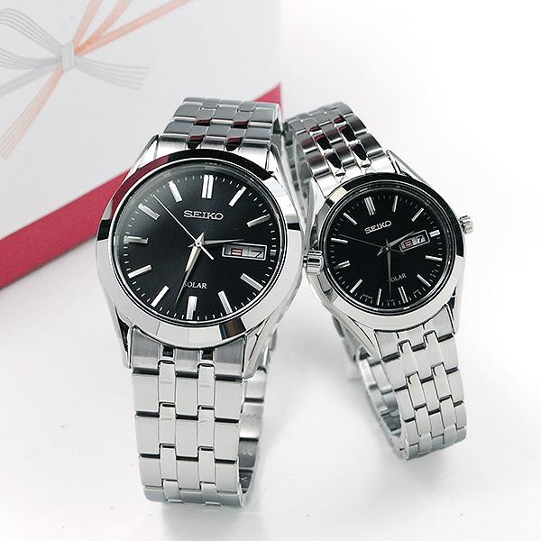 SEIKO ペアウォッチ セイコー セレクション ソーラー black day SEIKO ペアウォッチ セイコー セレクション ソーラー black day