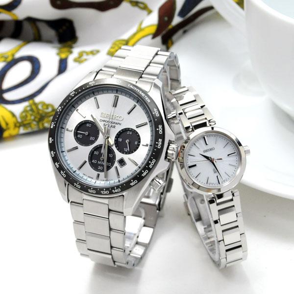 SEIKO さりげないペアウォッチ ソーラー SBPY165-SSVR140 [91,0 SEIKO さりげないペアウォッチ ソーラー SBPY165-SSVR140 [91,0