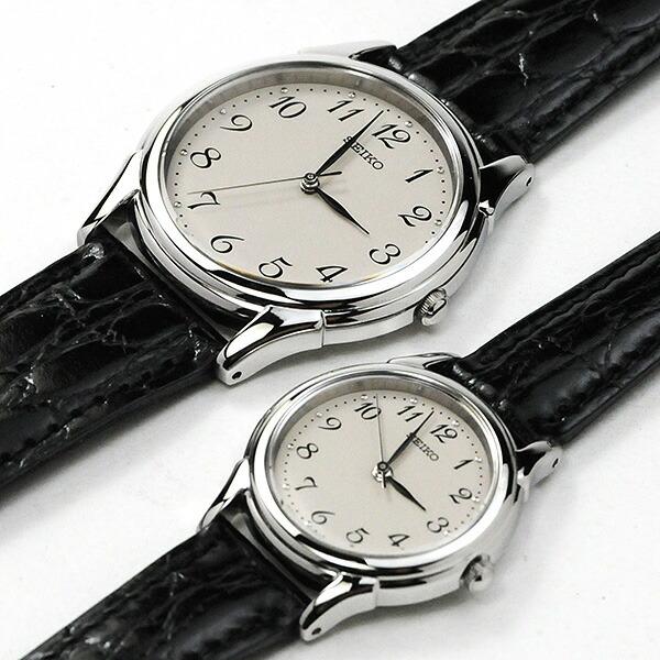 SEIKO SELECTION ペアウォッチ セイコーセレクション 薄型 レザー