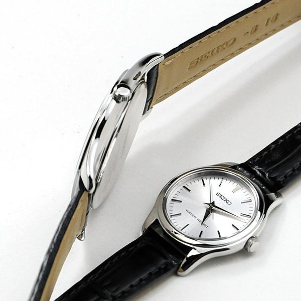 SEIKO セイコー ペアウォッチ ベーシック薄型 レザーバンド 革 SEIKO セイコー ペアウォッチ ベーシック薄型 レザーバンド 革