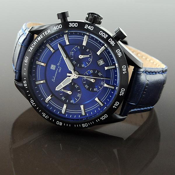 サルバトーレ・マーラ（SALVATORE MARRA） メンズ 腕時計 レザーバンド