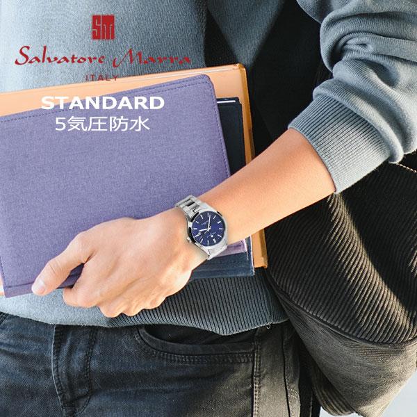 サルバトーレマーラ メンズ 腕時計 SALVATORE MARRA sm24107-ssdbl 28