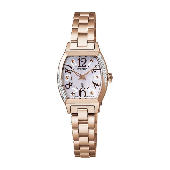 美品 稼働品 SEIKO 箱付 ルキア 赤文字盤 ソーラー レディース LUKIA Grow セイコー ルキア SSWA016 レディース 腕時計 ダイヤモンド