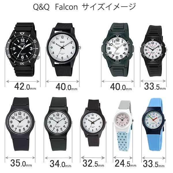 Q&Q 腕時計 レディース 安い かわいい シチズン ブラック