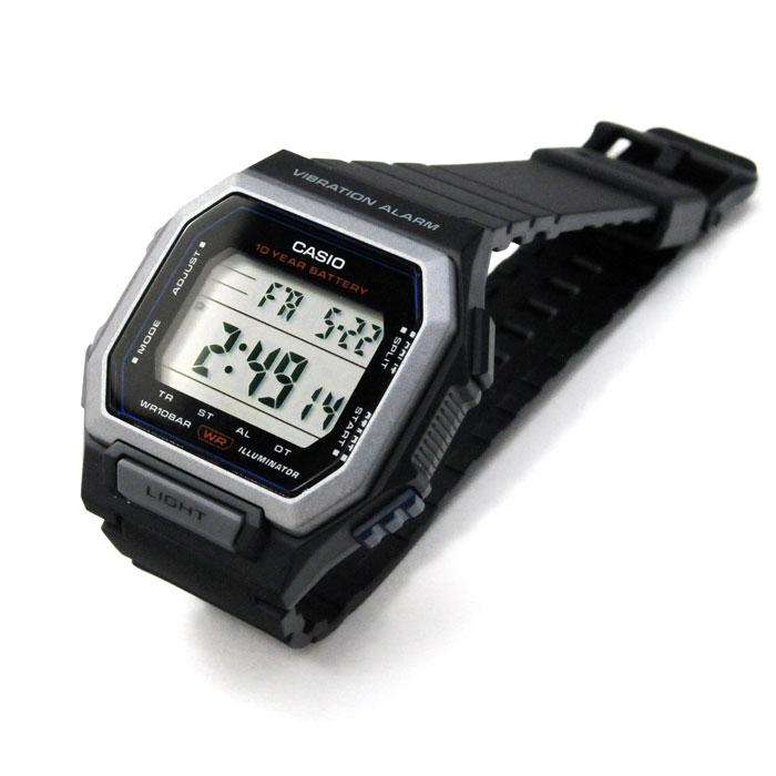 CASIO（カシオ） デジタル バイブレーションアラーム 10気圧防水 