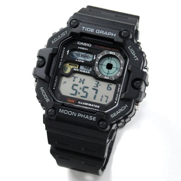 カシオ 腕時計 CASIO DIG SQUARE HD 10Y 10W TIDE WS-1700H-1AJF 7,0