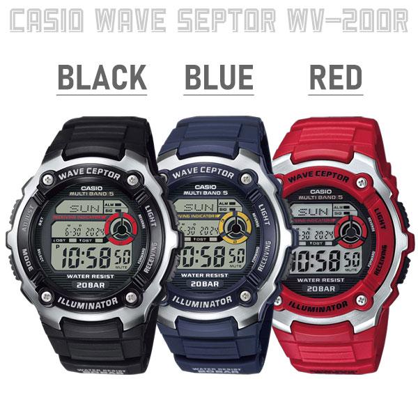 wave ceptor 正規品 カシオ 電波時計 デジタル 腕時計 スポーツ