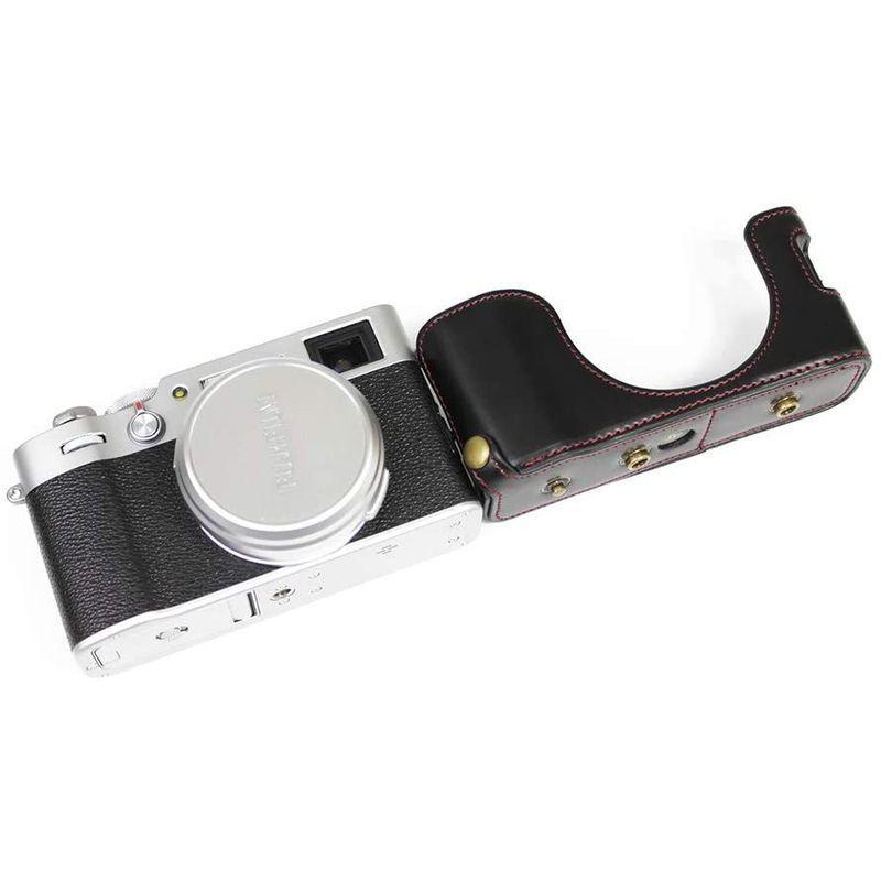 Fujifilm Fuji 富士 PEN X100V カメラケース カメラカバー カメラバッグ カメラホルダー、KOOWL手作りのレザー｜bleu-bois-en-ligne-i｜07