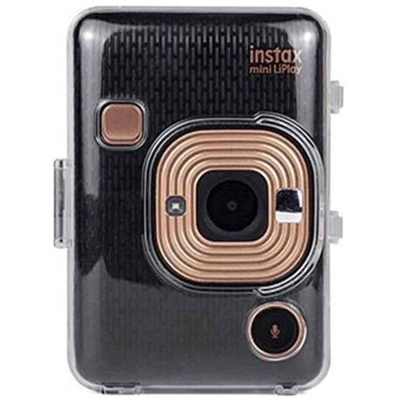 FUKUSHOP FUJIFILM 富士フイルム 世界的に有名な instax mini ハ 透明 インスタントカメラケース LiPlay  カメラ保護カバー