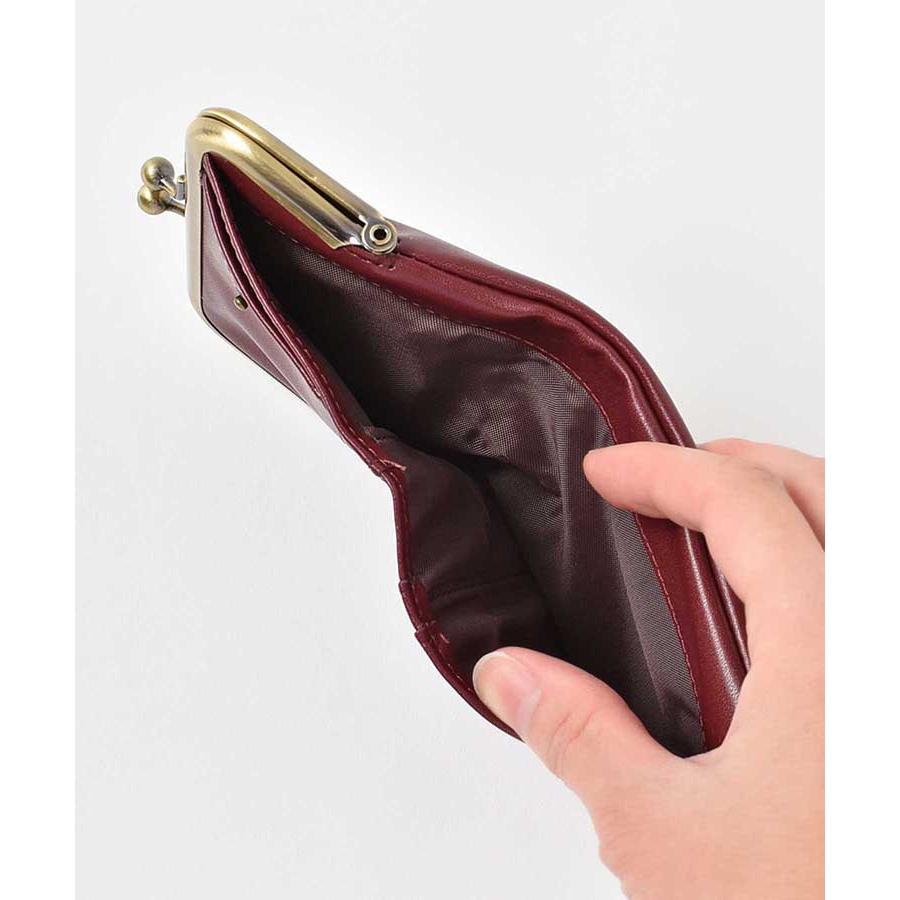 Bleu Bleuet（ブルーブルーエ） 財布 がま口 二つ折り レディース 小銭