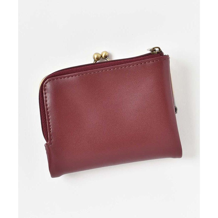 Bleu Bleuet（ブルーブルーエ） 財布 がま口 二つ折り レディース 小銭