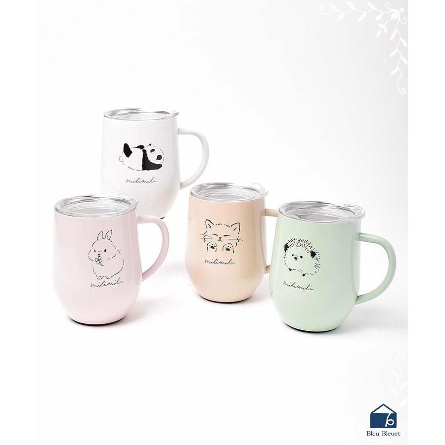 マグカップ 蓋付き ミリミリステンレスマグ 営業 かわいい