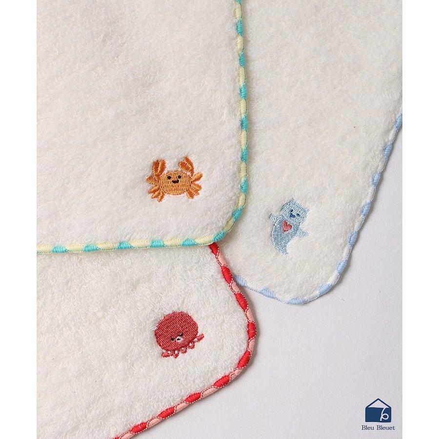 タオルハンカチ ギフト レディース おしゃれ 海の生き物刺繍 ブルーブルーエ Paypayモール店 通販 Paypayモール