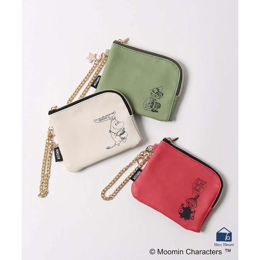 ムーミン Moomin パスケース 定期入れ チェーン ジップ ポケット 合皮 コンサート ブルーブルーエyahoo 店 通販 Yahoo ショッピング