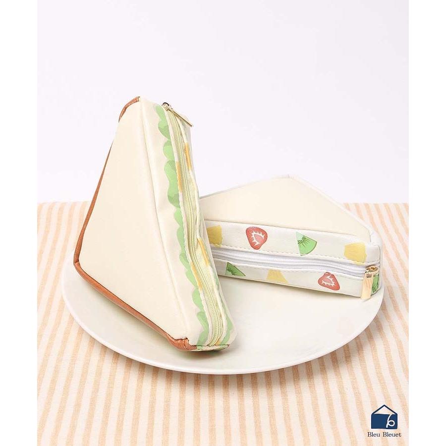 セール ポーチ メークポーチ サンドイッチ フルーツ おしゃれ Cafe Club サンドウィッチポーチ ブルーブルーエ Paypayモール店 通販 Paypayモール