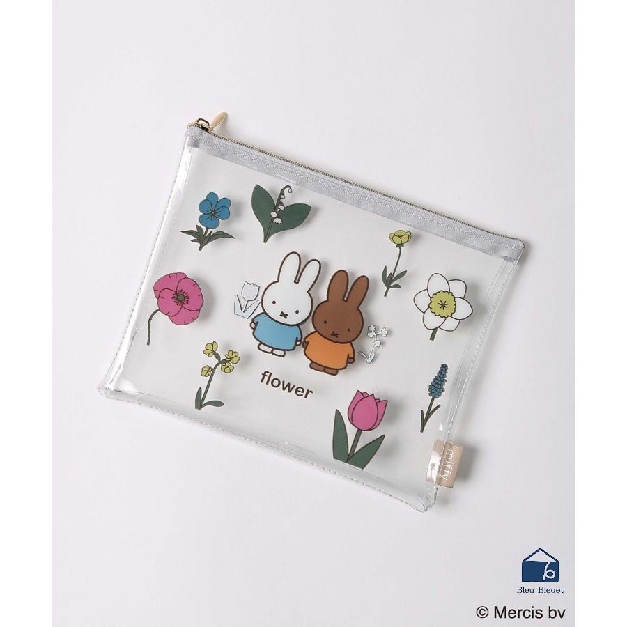 Miffy ポーチ レディース グッズ ミッフィーフラワークリアポーチ 秋冬 ブルーブルーエ Paypayモール店 通販 Paypayモール