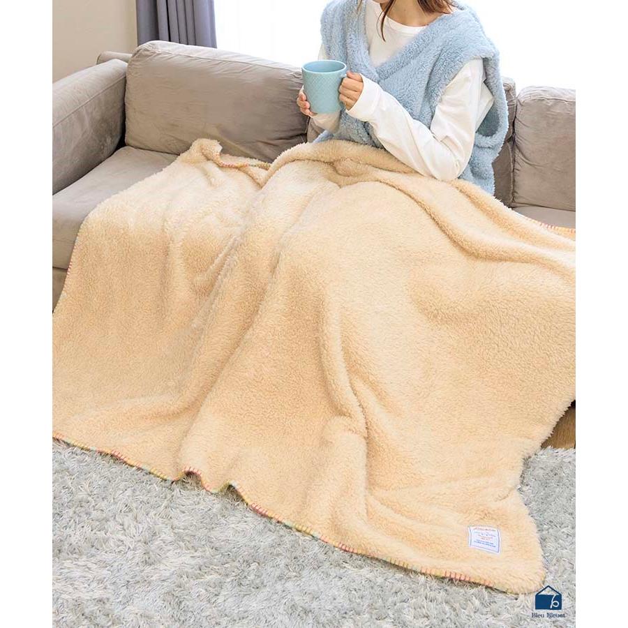 Bleu Bleuet（ブルーブルーエ） セール ブランケット 毛布 ひざ掛け