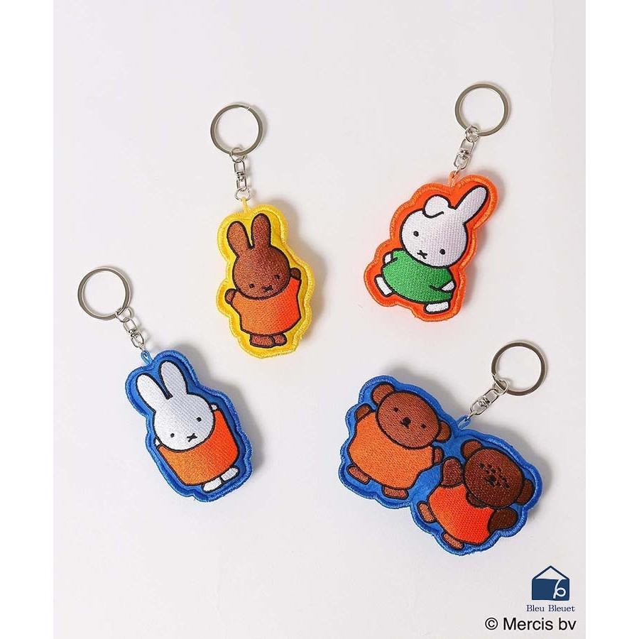 セール Miffy キーホルダー 刺繍 かわいい ミッフィー刺繍マスコットキーチェーン ブルーブルーエ Paypayモール店 通販 Paypayモール