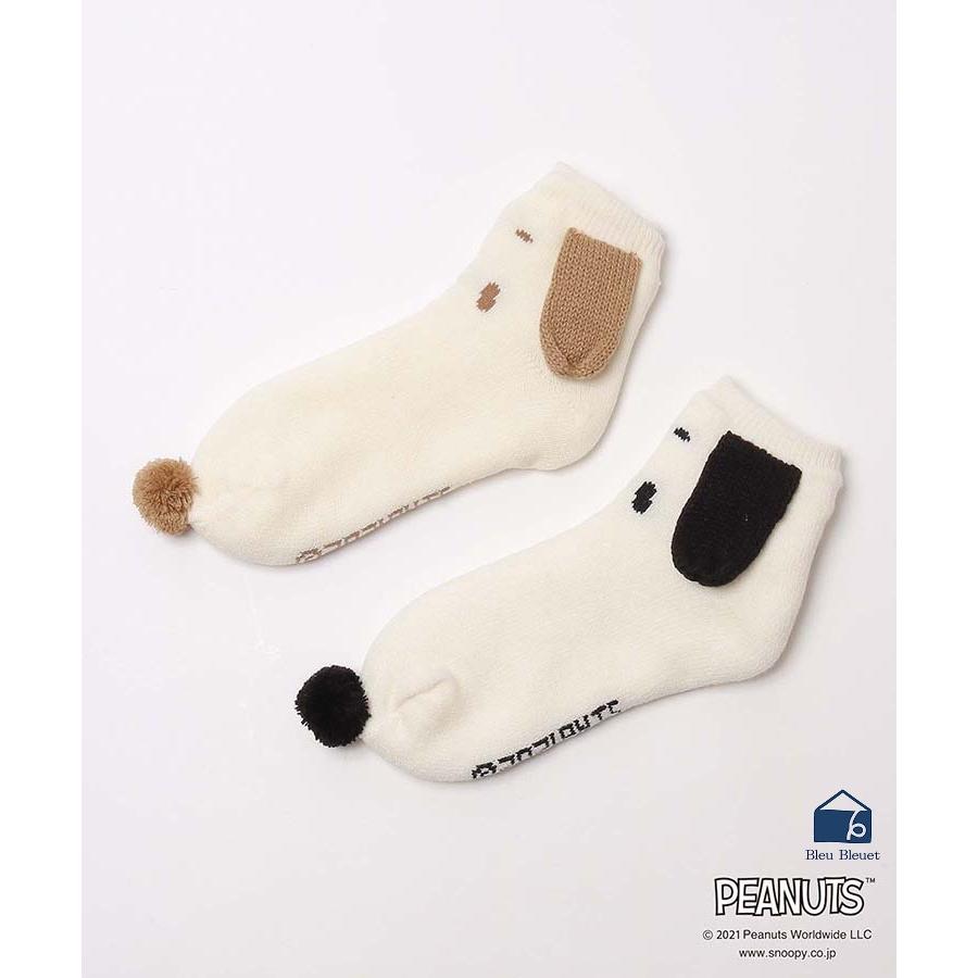 スヌーピー 靴下 レディース もこもこ 暖かい おしゃれ 中華のおせち贈り物 ルームソックス 2重編みfaceソックス 防寒 プレゼント クリスマス