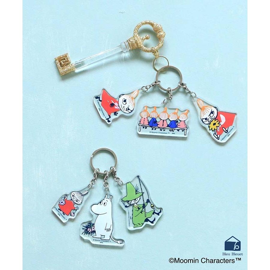 ムーミン キーホルダー レディース かわいい キーリング ムーミン3連アクリルキーホルダー クリスマス プレゼント ブルーブルーエ Paypayモール店 通販 Paypayモール
