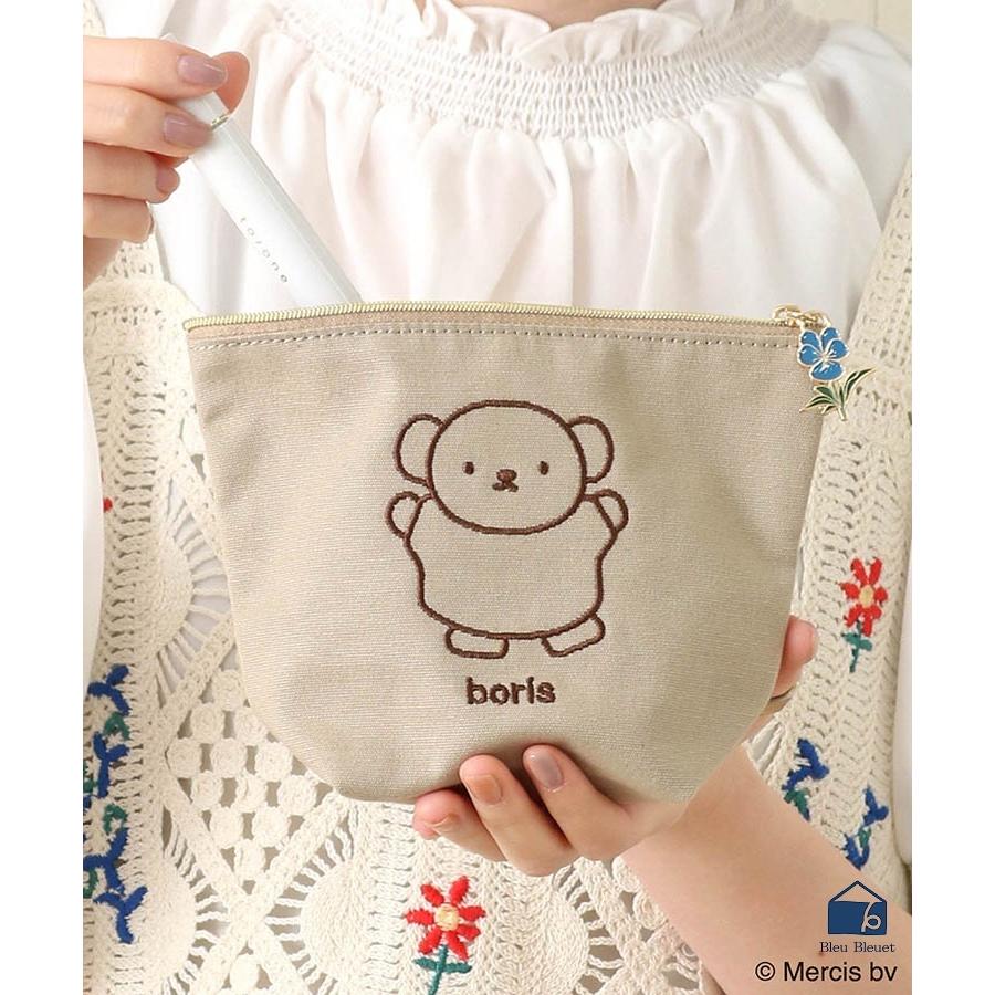 手数料安い Miffy ポーチ 小物入れ レディース おしゃれ かわいい ミッフィー刺繍ナチュラルポーチ1 650円 Sarozambia Com