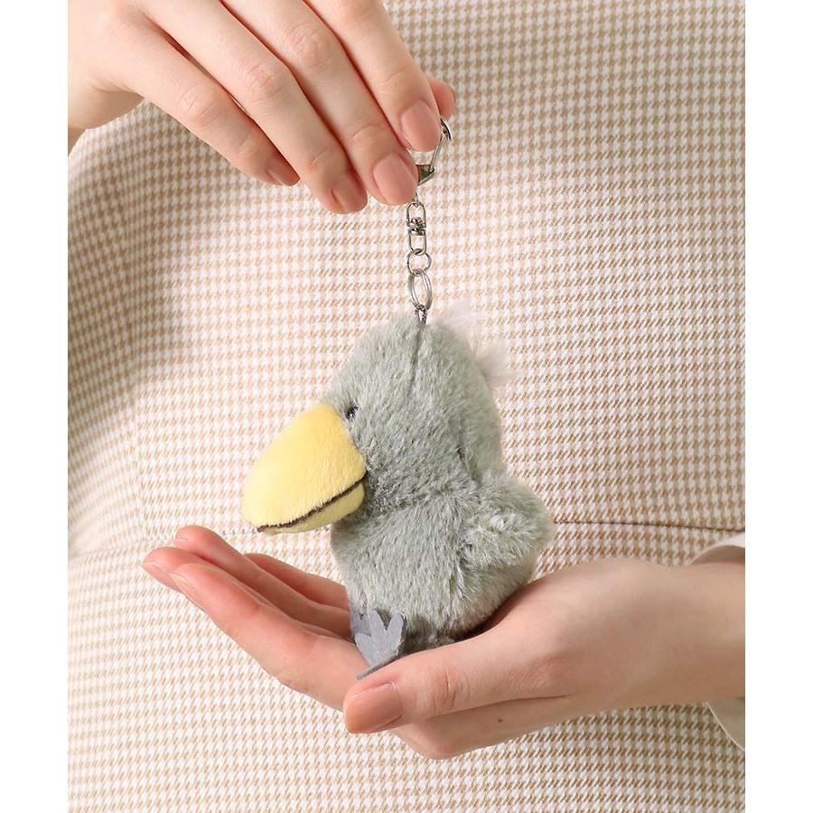 ハシビロコウ　ぬいぐるみキーホルダー　新品 Bleu Bleuet（ブルーブルーエ） キーホルダー ぬいぐるみ 人形