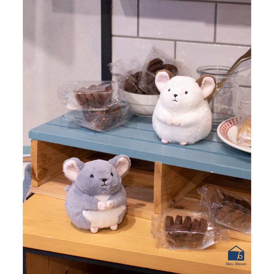 Bleu Bleuet（ブルーブルーエ） ぬいぐるみ マスコット 人形 チンチラ