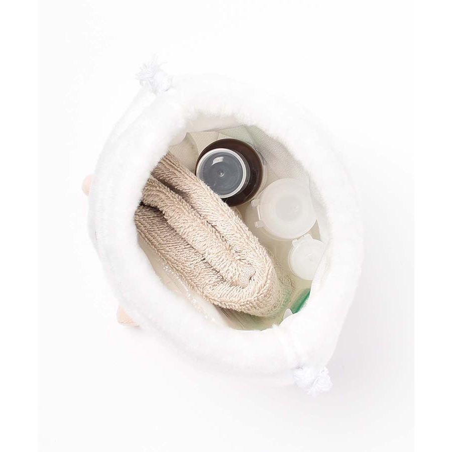 巾着袋 小物入れ レディース ぬいぐるみ 巾着ポーチ メジェド グッズ 雑貨 古代エジプト 神様 おしゃれ かわいい おもしろ プレゼント メジェドぬいぐるみ巾着 | Bleu Bleuet | 13