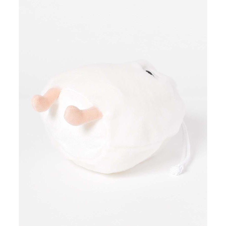 巾着袋 小物入れ レディース ぬいぐるみ 巾着ポーチ メジェド グッズ 雑貨 古代エジプト 神様 おしゃれ かわいい おもしろ プレゼント メジェドぬいぐるみ巾着 | Bleu Bleuet | 08