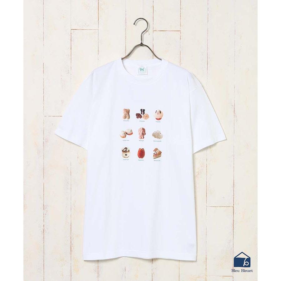 Maison terrier メゾン・テリア Tシャツ レディース 半袖 綿 おしゃれ コーデ いぬ 犬 イヌ お菓子 ギフト プレゼント メゾンテリアTシャツ｜bleubleuet｜05