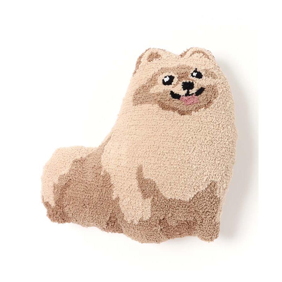 オーダー受付　ポメラニアン　クッション　ご予約ページ　5/17 Yahoo!オークション - ポメラニアン イラスト U クッション