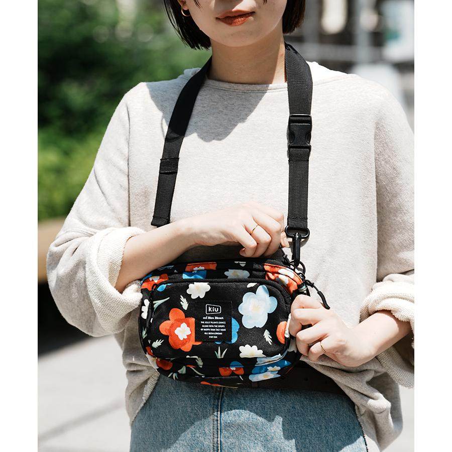 KiU（キウ） コラボ ブルーエ サコッシュ ショルダーバッグ レディース