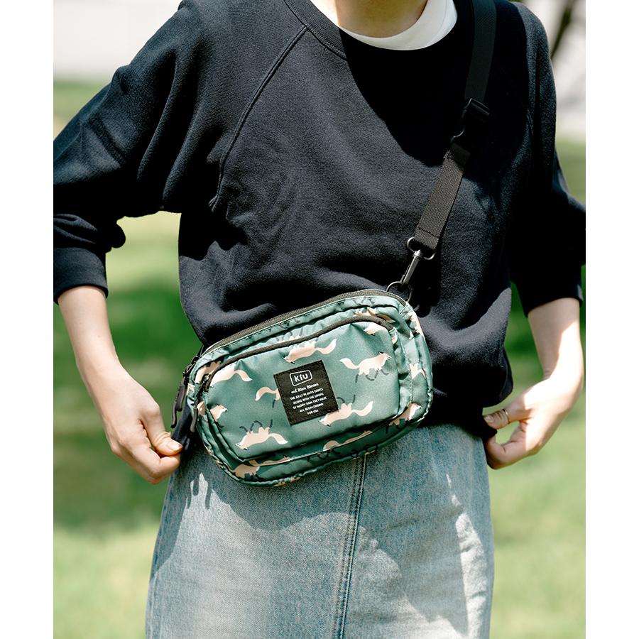 KiU（キウ） コラボ ブルーエ サコッシュ ショルダーバッグ レディース