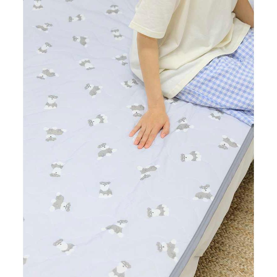 Bleu Bleuet 敷きパッド 寝具 冷感 ひんやり シングルサイズ