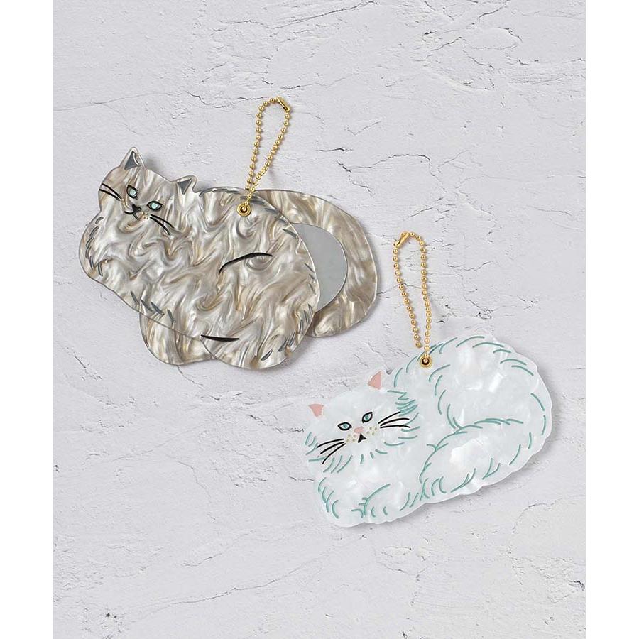 JOliJOli ジョリジョリ スライドミラー 手鏡 レディース ねこ ネコ 猫