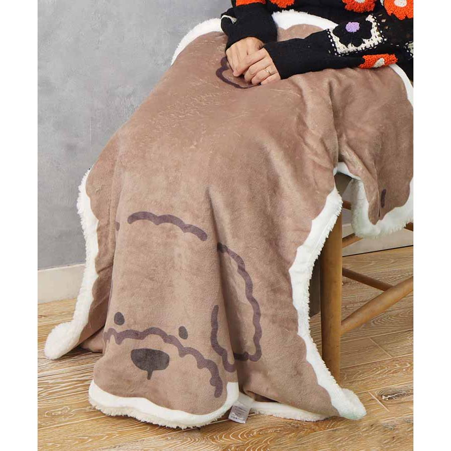 Bleu Bleuet ブランケット ひざ掛け 毛布 シュナウザー トイ