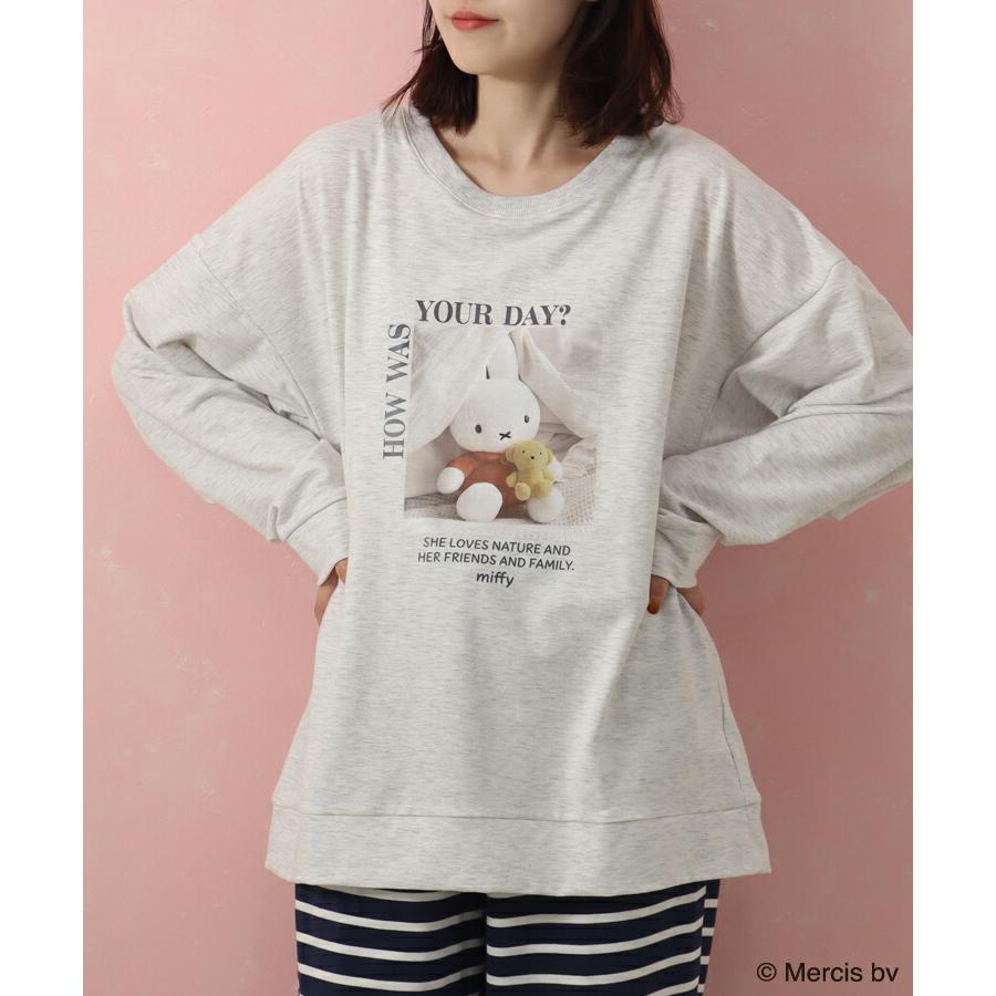 Miffy グッズ パジャマ レディース セットアップ 長袖 スウェット